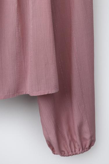 CHEMISE À PAILLETTES - Rose de Zara - Image 3