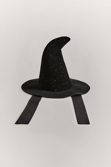 Zara CHILDREN'S HALLOWEEN WITCH HAT - Black