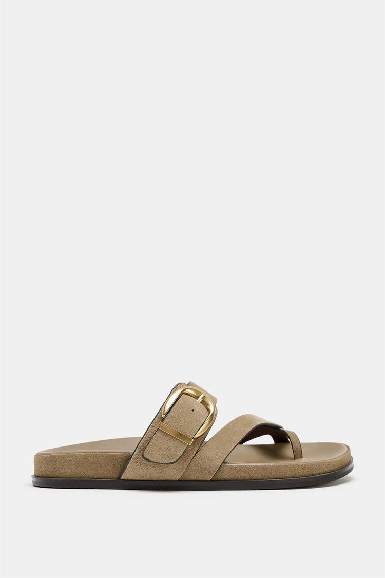 Sandalias de cuero con hebilla 3