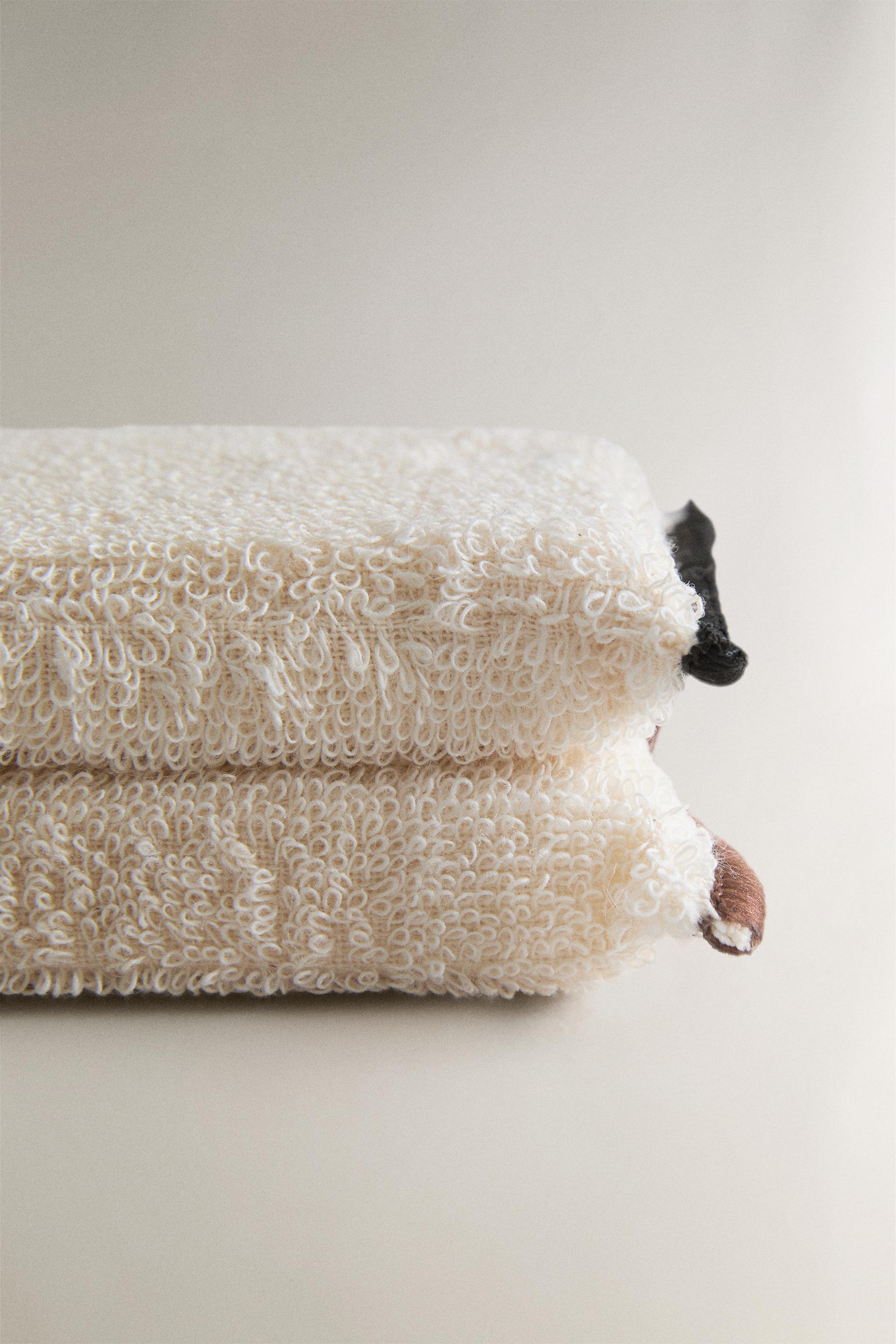 SCRUBBER SPONGE (PACK OF 2) — Cream
