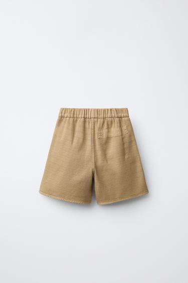 SHORT RUSTIQUE - Sable de Zara - Image 1