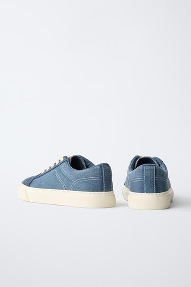 DENIM SNEAKERS - Blue by Zara - Image 5