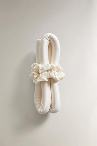 BIGOUDI SOIE MÛRIER CHEVEUX - Ivoire de Zara - Image 0