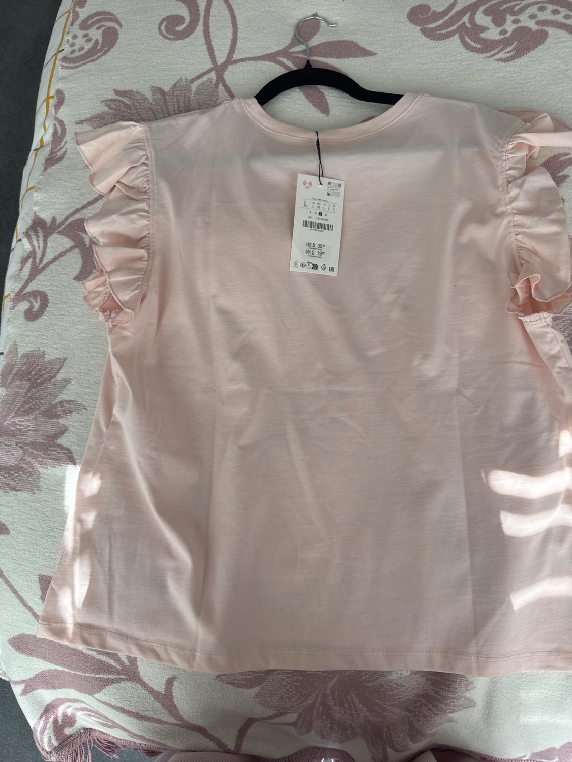 T-SHIRT WITH RAISED ROSES - Image 2