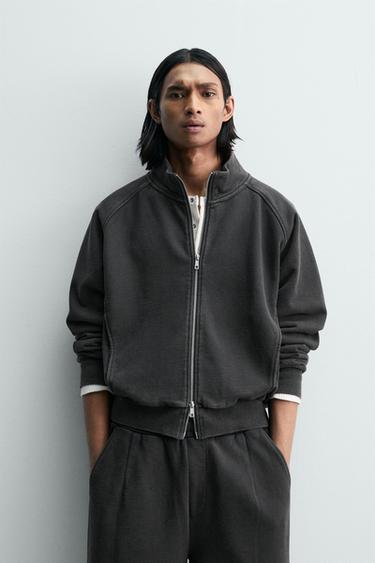 Zara ISPRANA DUKSERICA OPUŠTENOG KROJA – Tamno antracit