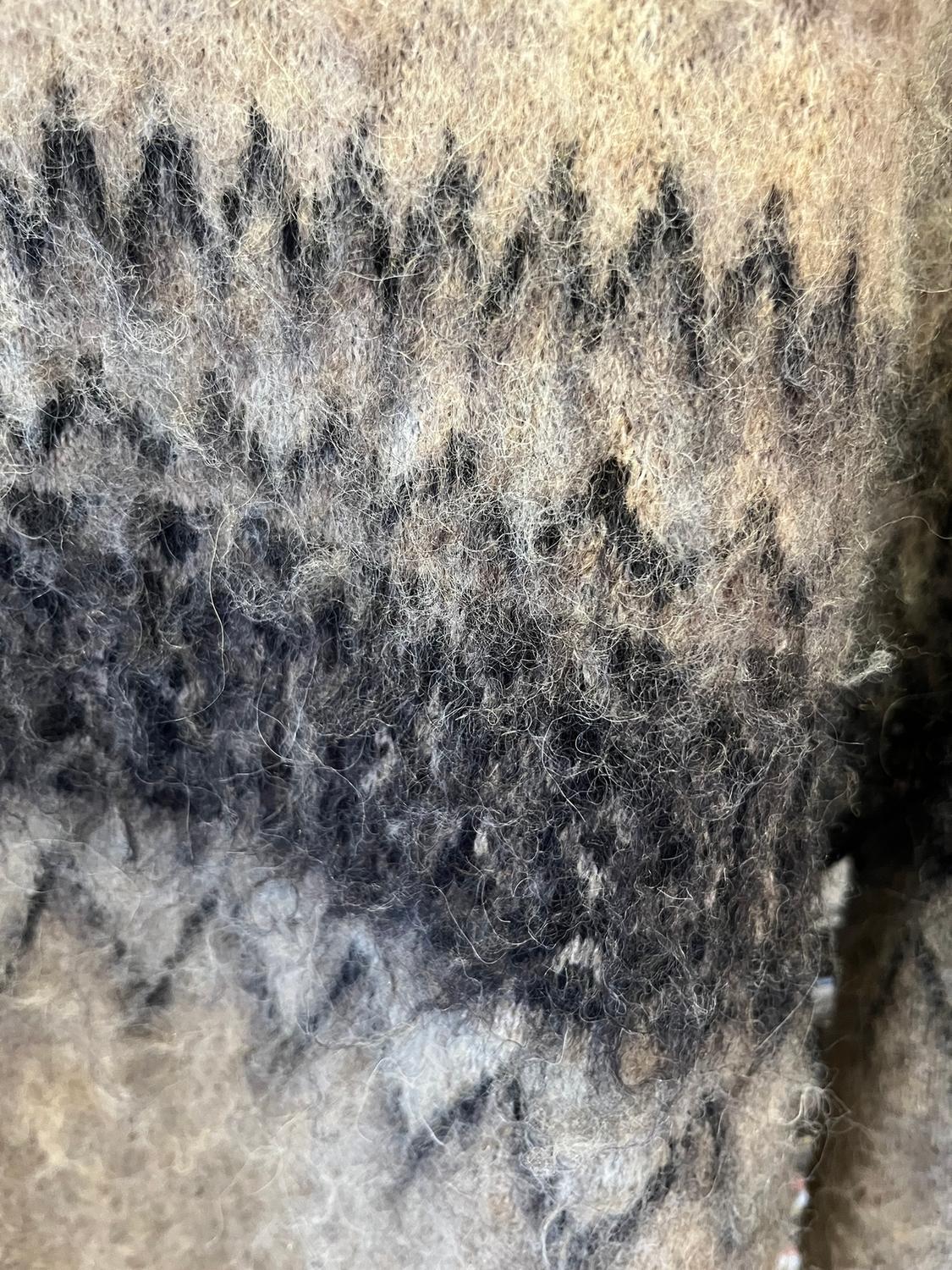 JACQUARD KNIT JUMPER WITH BRUSHED EFFECT - Image 3