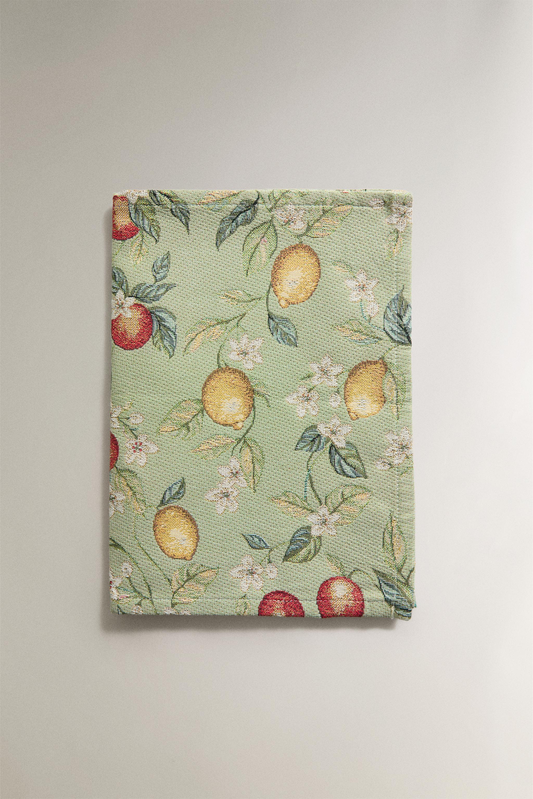 FRUIT JACQUARD PLACEMAT — Green
