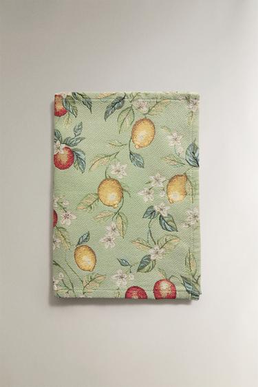 JACQUARD FRUIT PLACEMAT - Green by Zara - Image 1