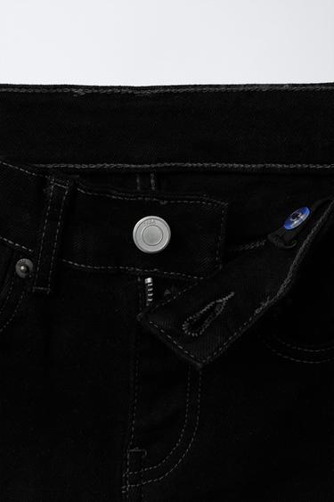 BERMUDA EN JEAN - Noir de Zara - Image 2
