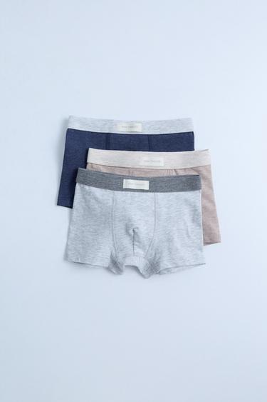 Zara TIMELESS - THREE-PACK OF CONTRAST BOXERS - Multicolored