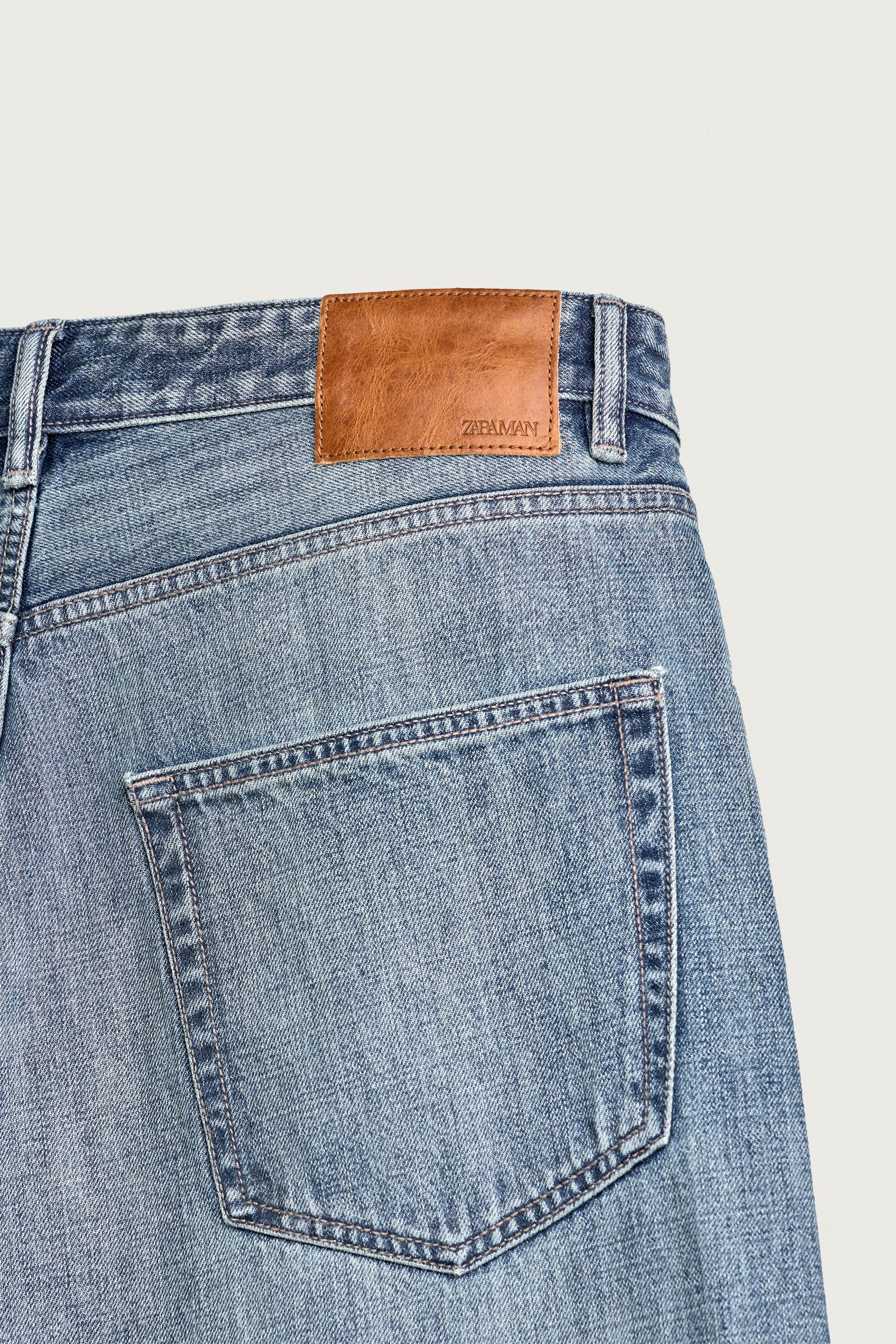 Мужские джинсы Zara BAGGY FIT JEANS — фото 9
