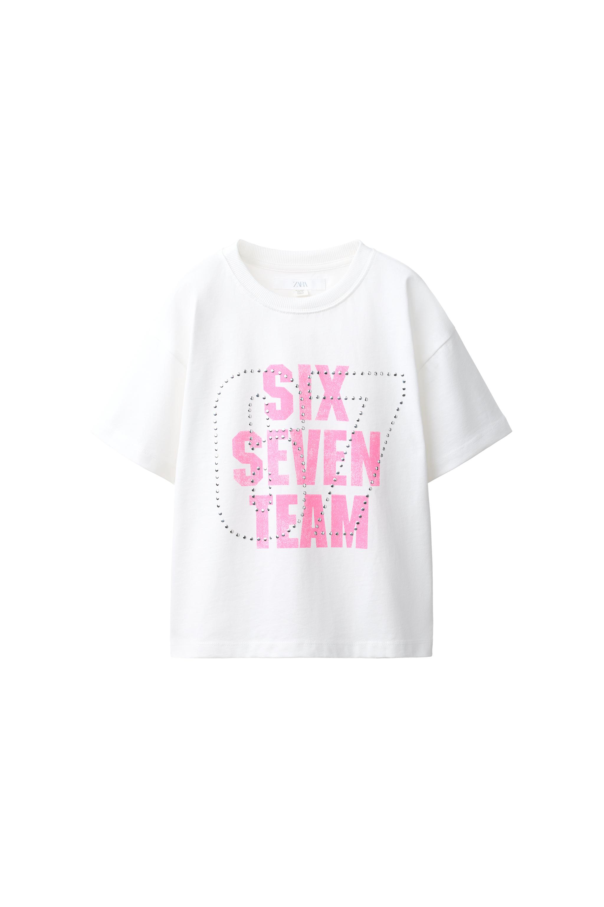 TEAM SIX SEVEN プリントTシャツ - ホワイト | ZARA Japan / 日本