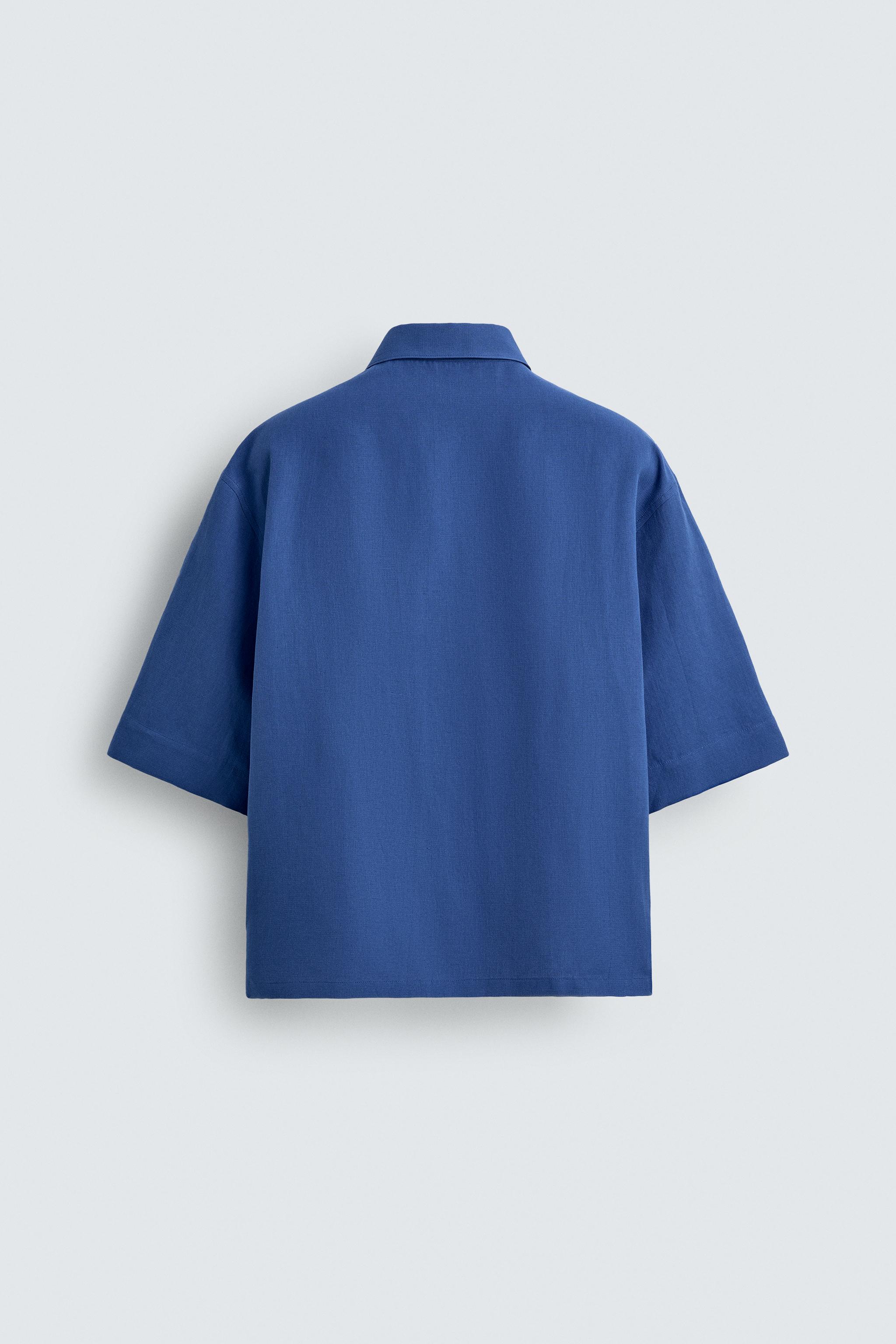 BOX-FIT TEXTURED SHIRT
