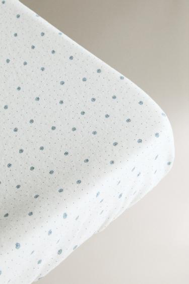 LEAF BABY CHANGING MAT COVER - Ecru by Zara - Image 1
