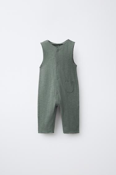 ДЛИННЫЙ ОДНОТОННЫЙ КОМБИНЕЗОН — МЯГКИЙ ЗЕЛЕНЫЙ от Zara