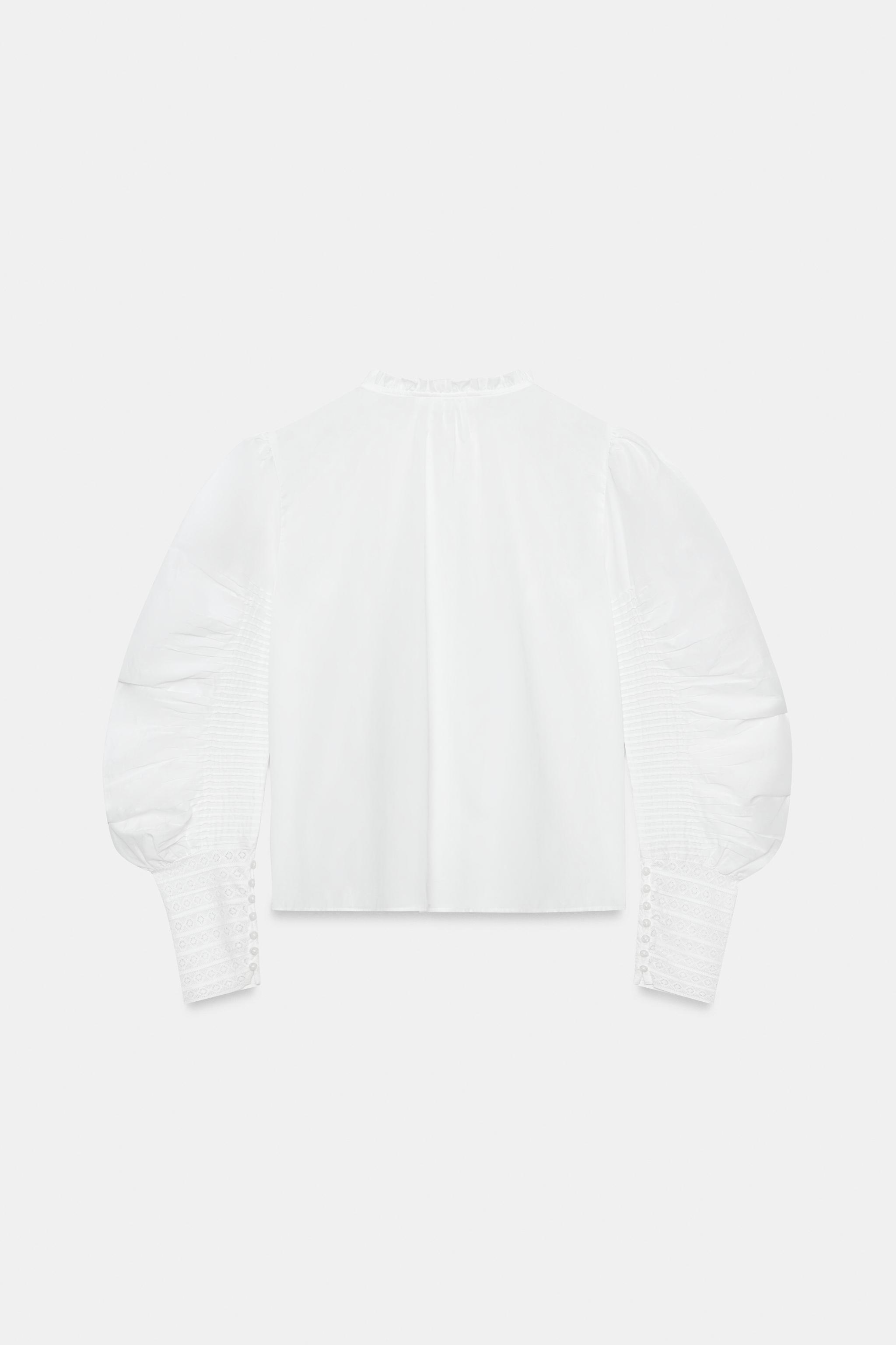 Zara ZW COLLECTION ROMANTİK BLUZ görsel 7