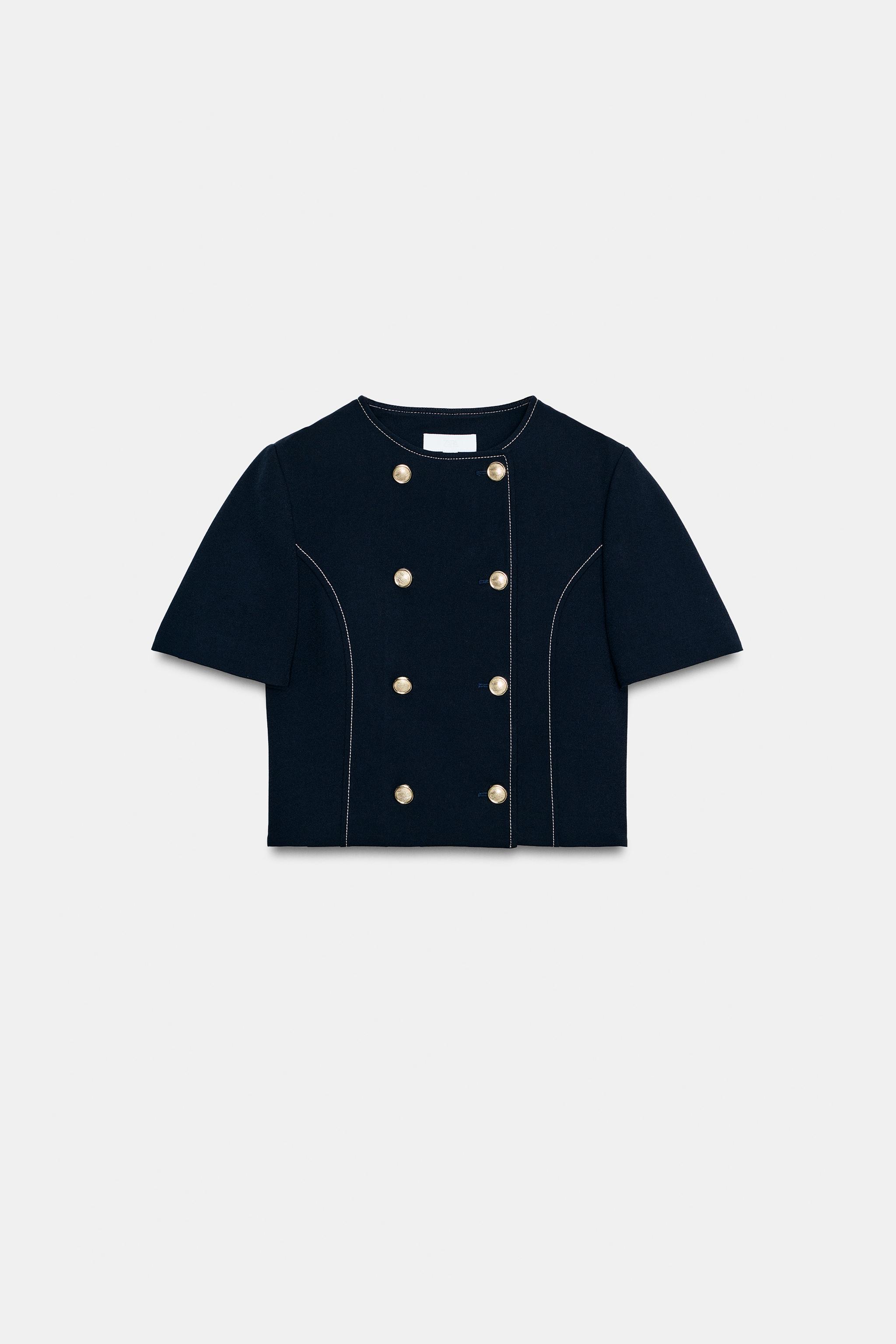 VESTE À MANCHES COURTES
