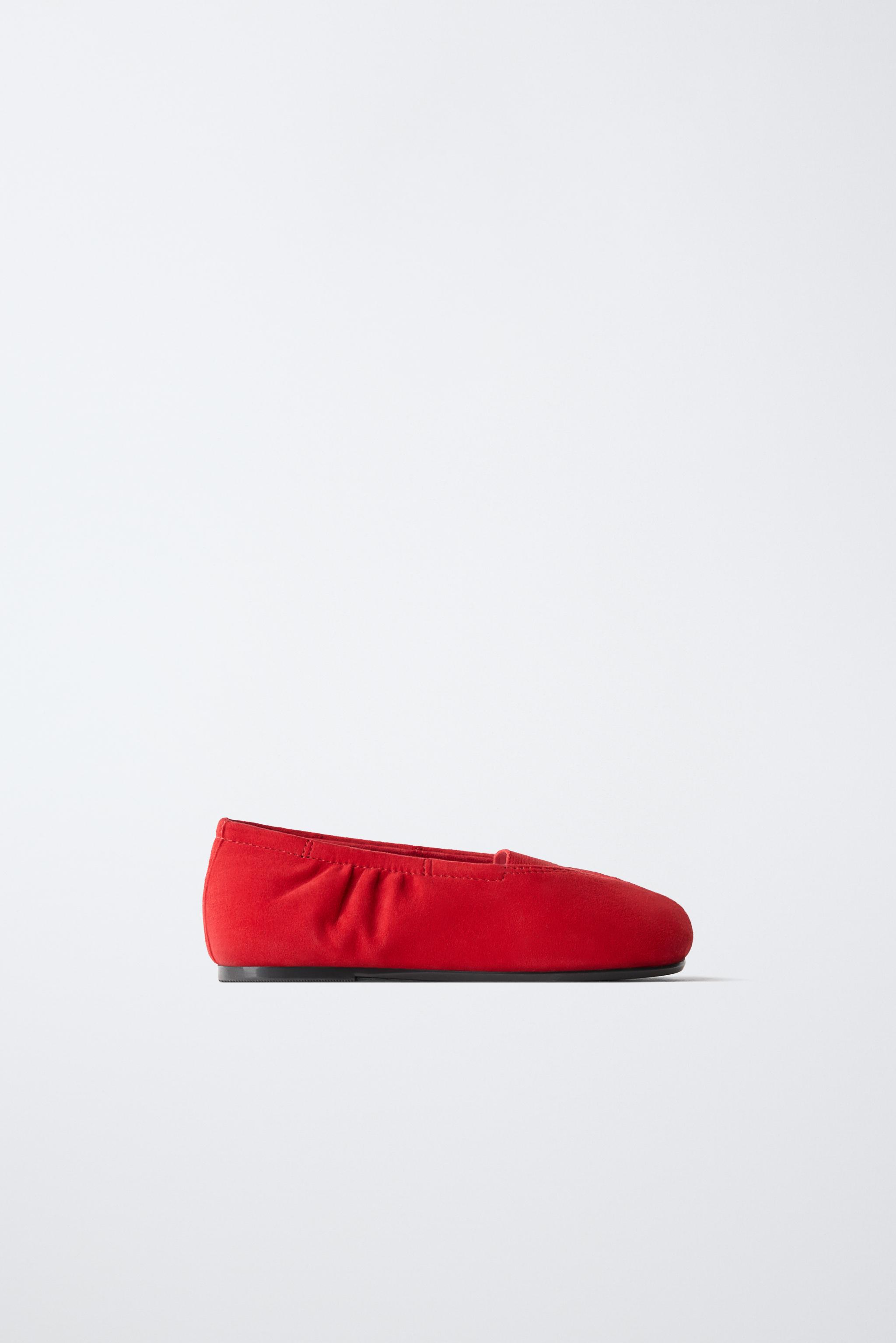 BALLERINES EN CUIR FRUIT OF THE LOOM™
