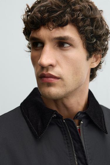 CONTRAST COLLAR PARKA - Dark grey by Zara - Image 6