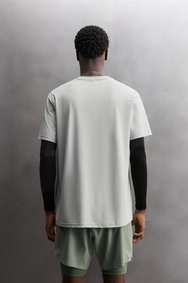 BASIC TECHNICAL T-SHIRT - Light grey by Zara - Image 2