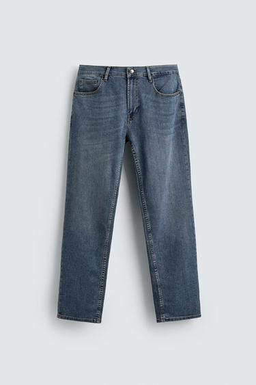 JEANS SLIM FIT - Azul-médio da Zara