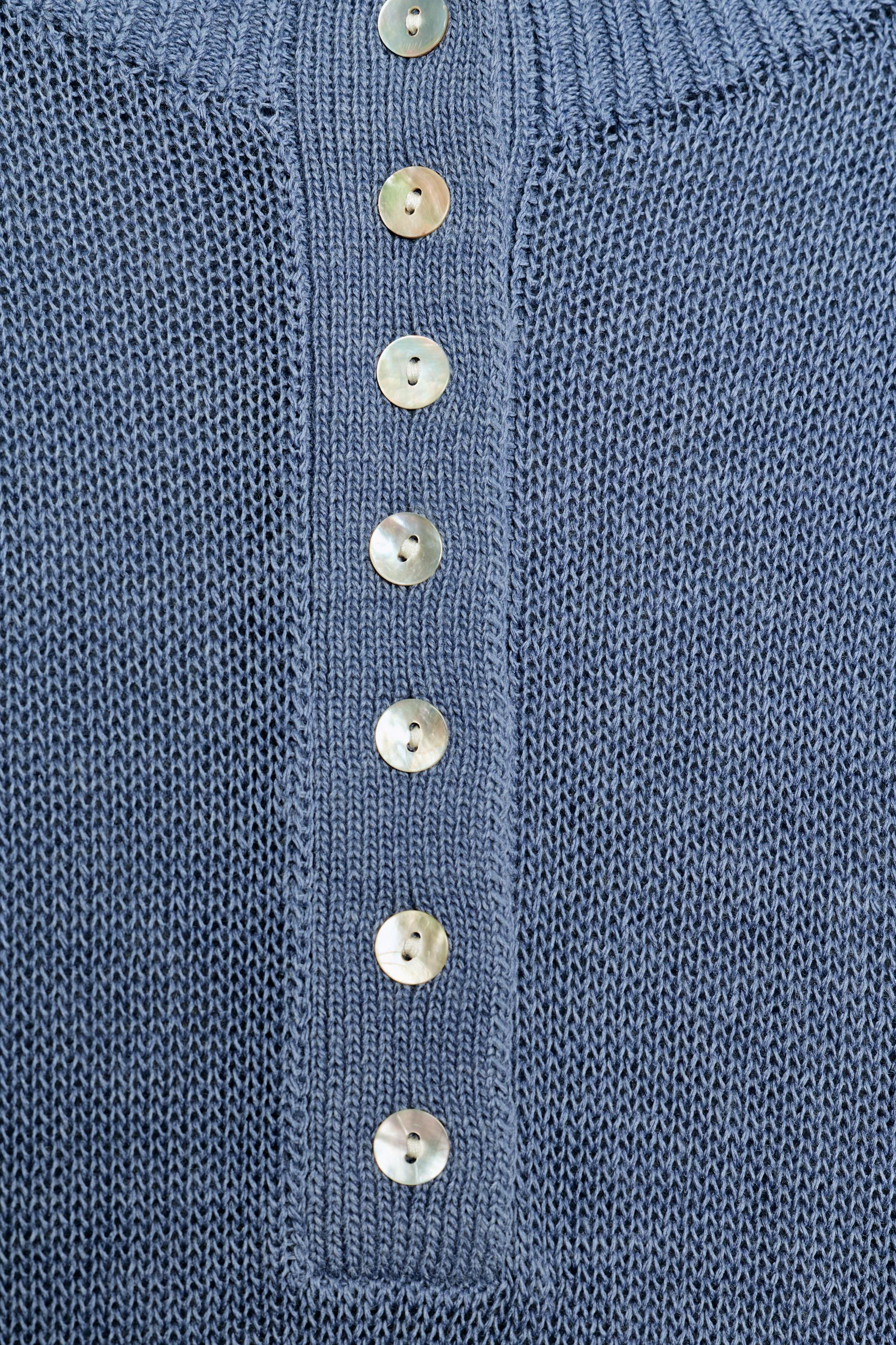 KNIT BUTTON-UP JUMPER