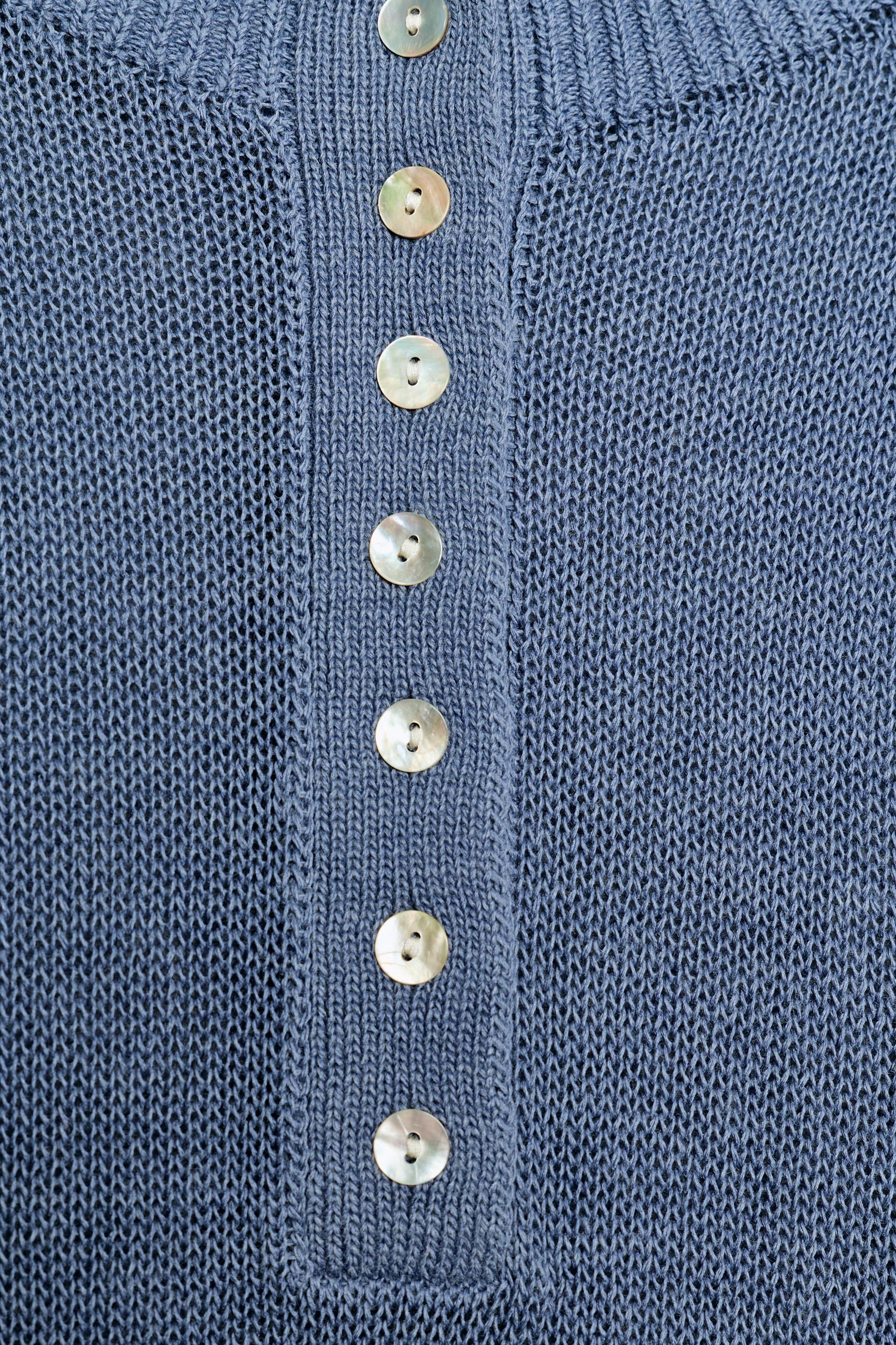 KNIT BUTTON-UP JUMPER thumbnail 11