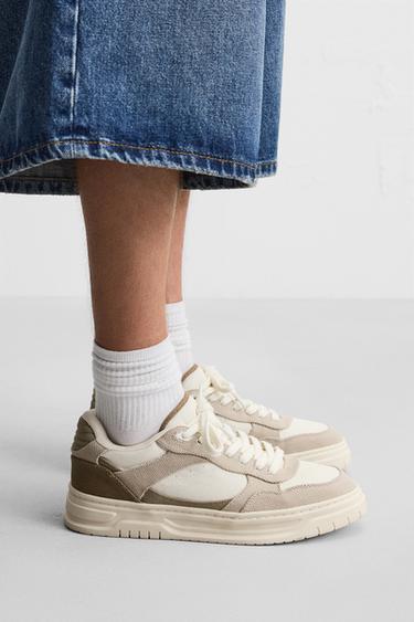 MULTICOLOURED FABRIC TRAINERS - Multicoloured by Zara - Image 0