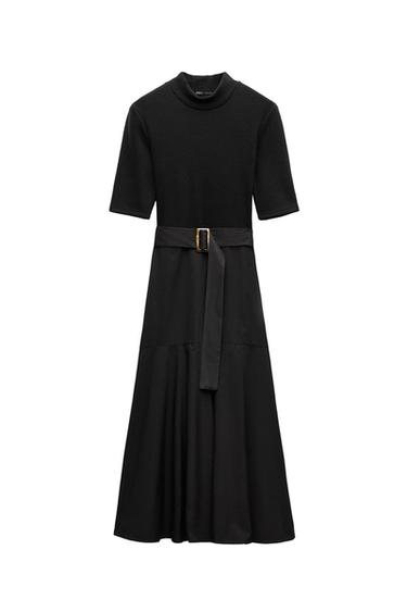 SOFT BELTED DRESS