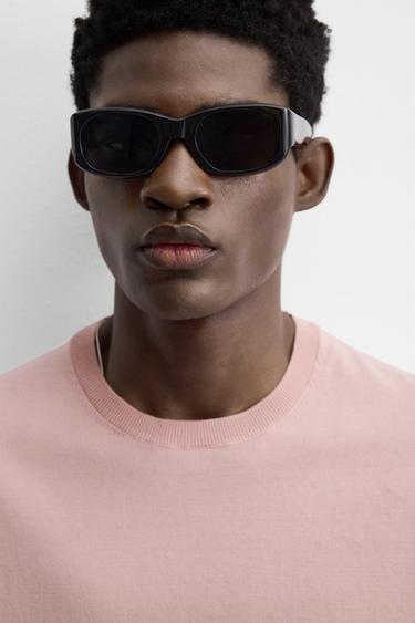 T-SHIRT EN MAILLE - Rose de Zara - Image 5