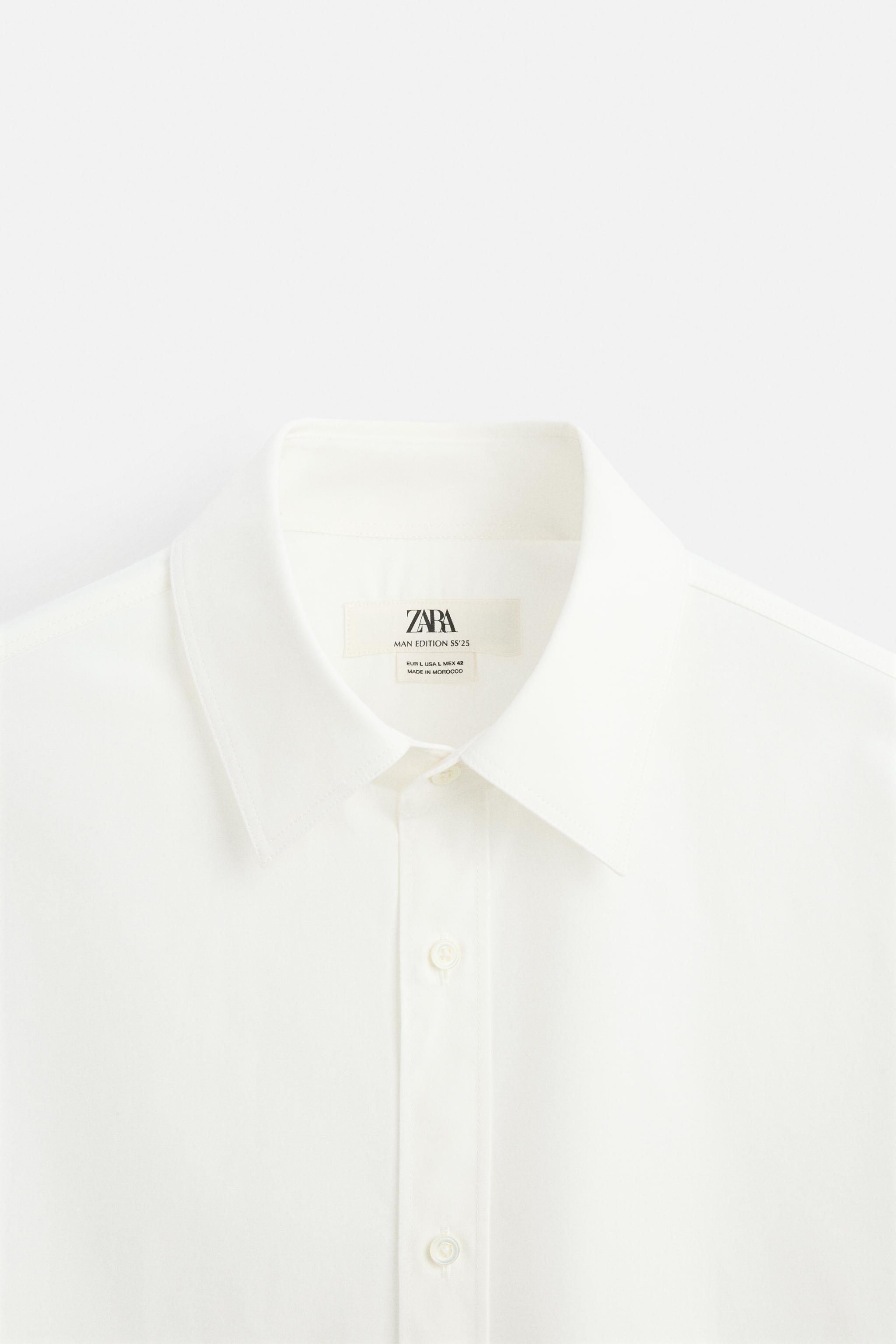 LIMITED EDITION POPLIN SHIRT - White | ZARA United States