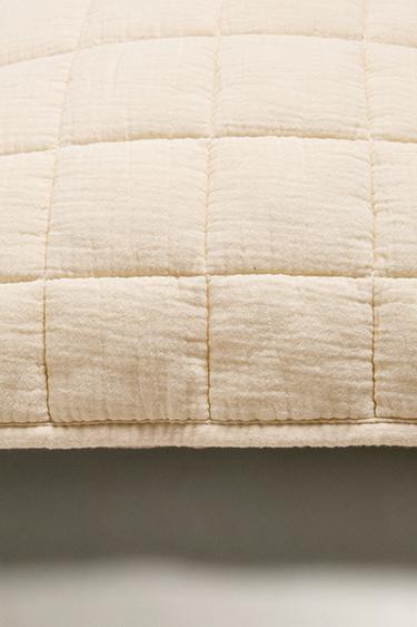 CHILDREN'S CUSHION COVER WITH SQUARES - Butter by Zara - Image 2