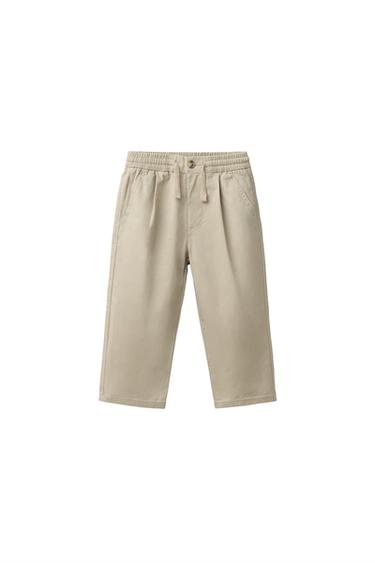 JOGGER CHINO PANTS — Beige 1