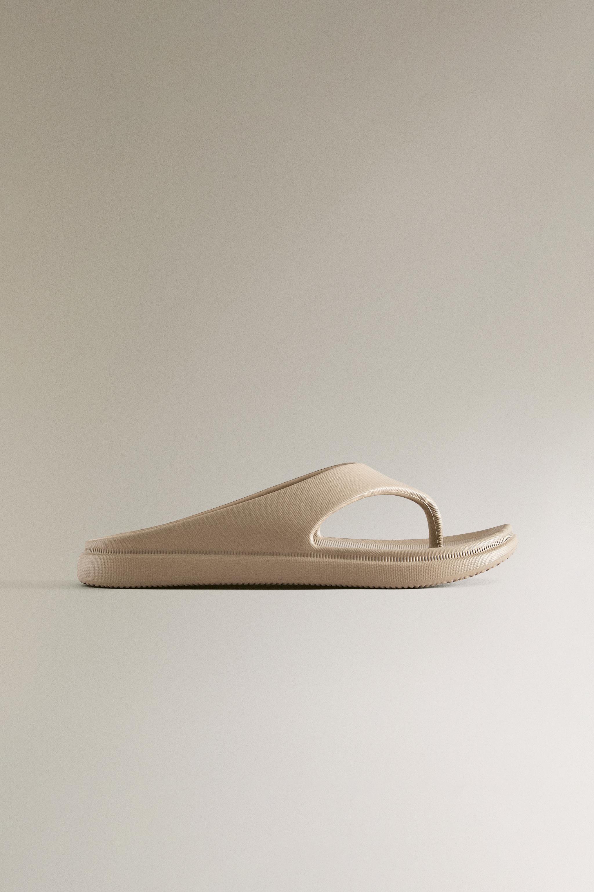 ラバーフラットサンダル フラットサンダル ラバー - グリーン | ZARA Japan / 日本