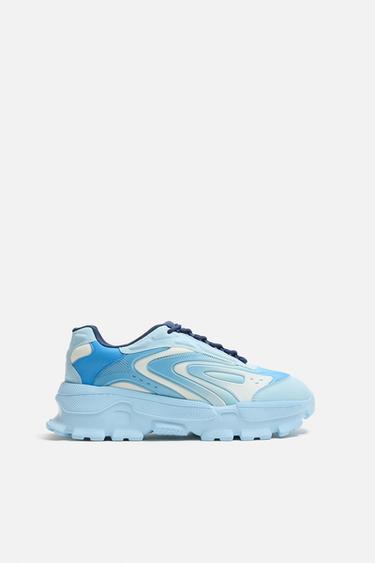 CHUNKY TRAINERS - Blue by Zara