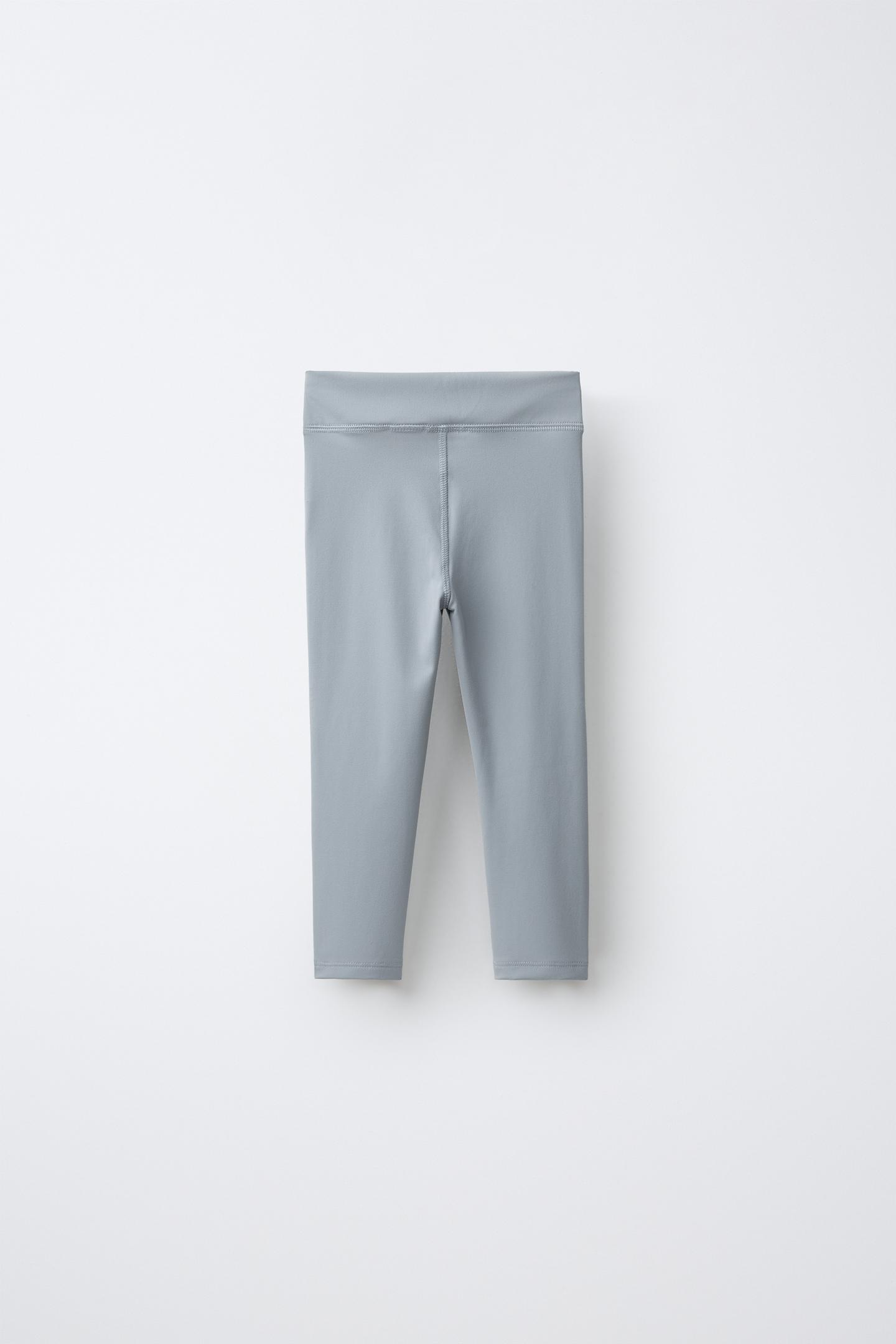 Детские леггинсы Zara Ballet Technical, цвет: Серый — фото 2