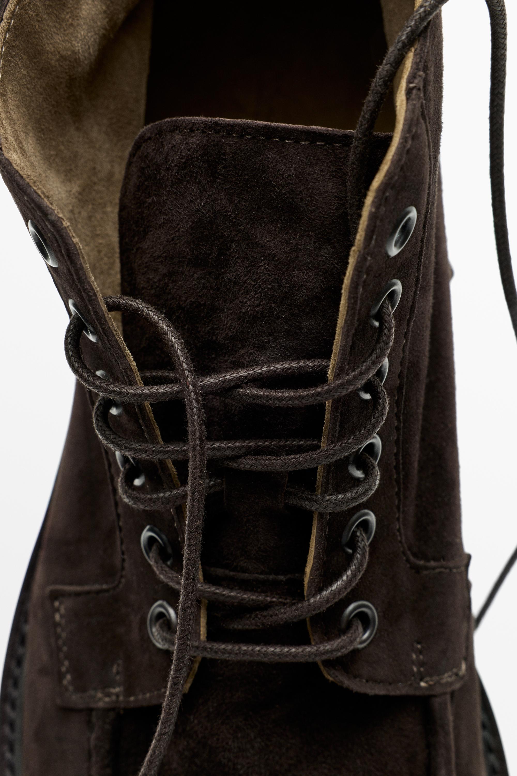 Soft suede ankle boot