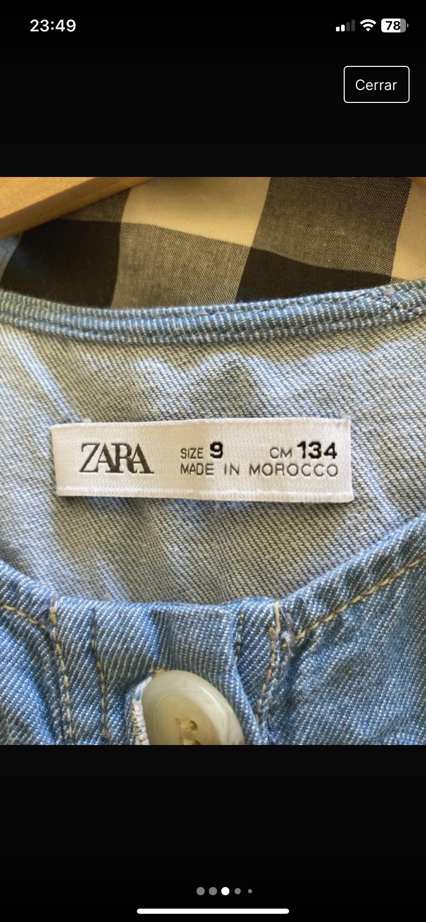 PETO NIÑA ZARA TALLA 9 - Image 3