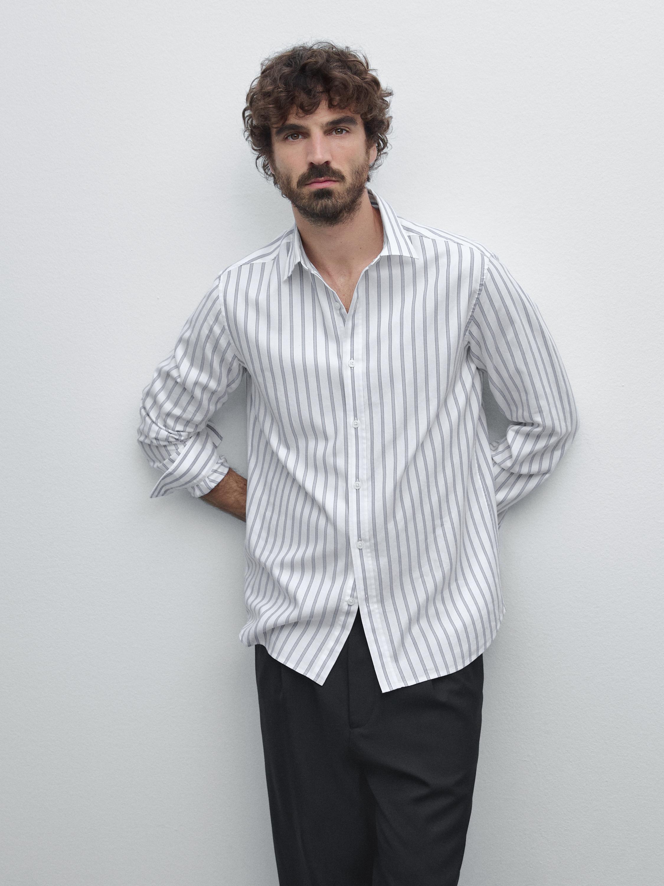 Chemise slim 100 % coton