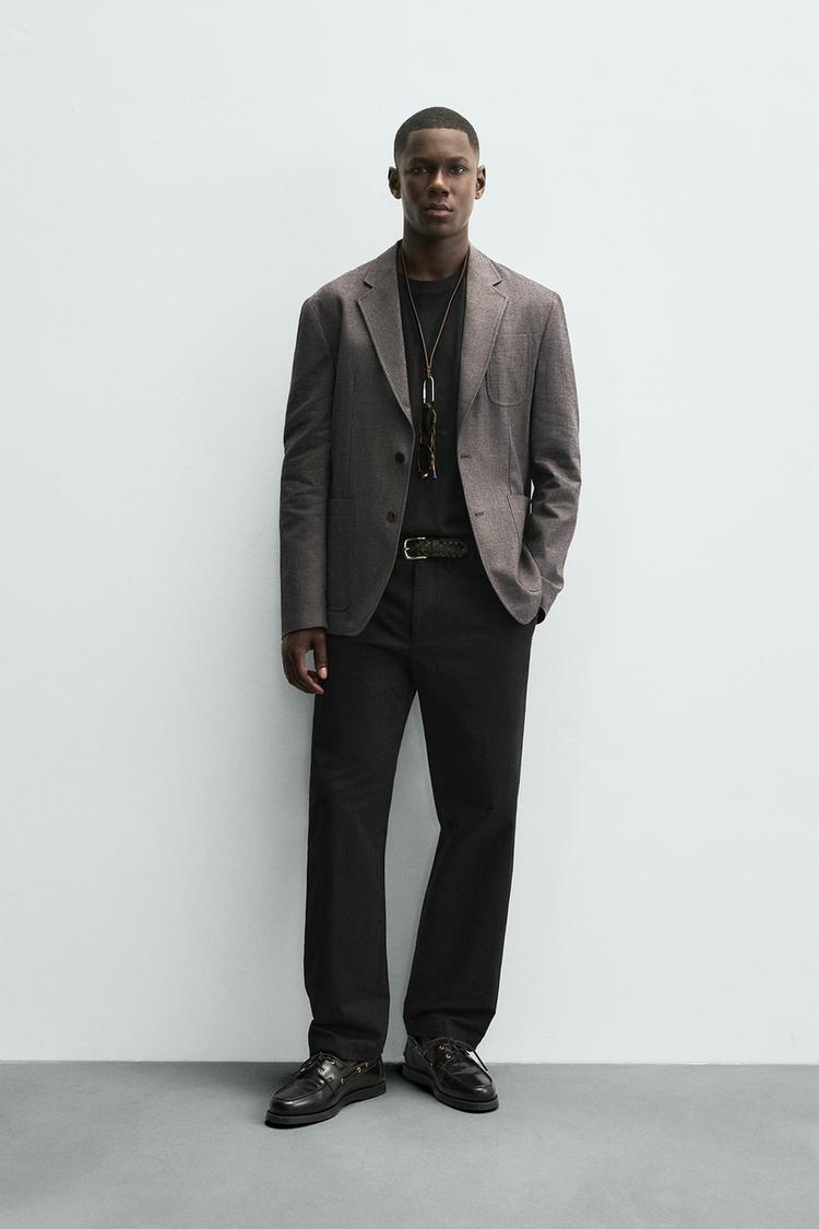 STRAIGHT FIT CHINO PANTS Black ZARA Canada