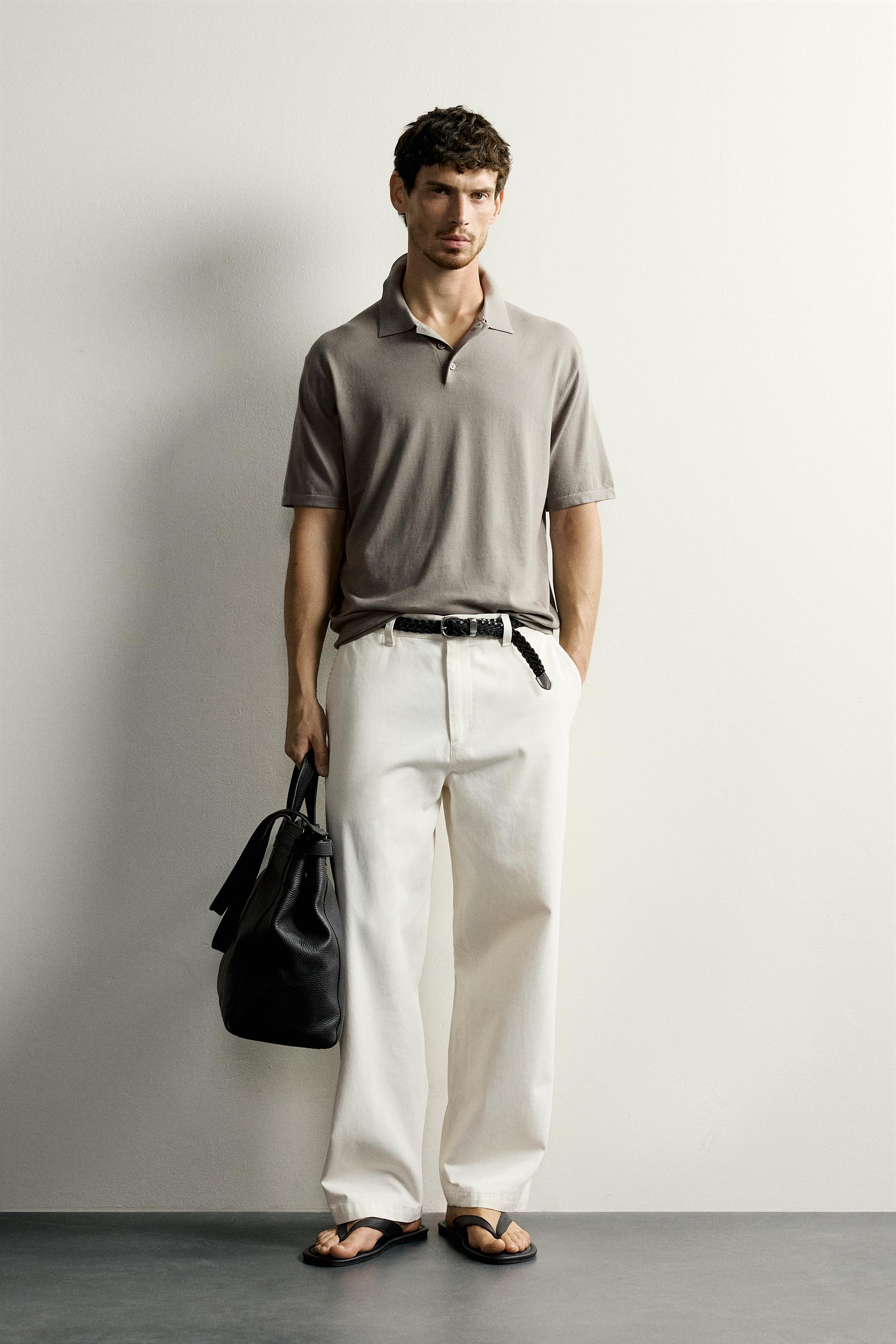 Zara REGULAR FIT PAMUK KARIŞIMLI POLO