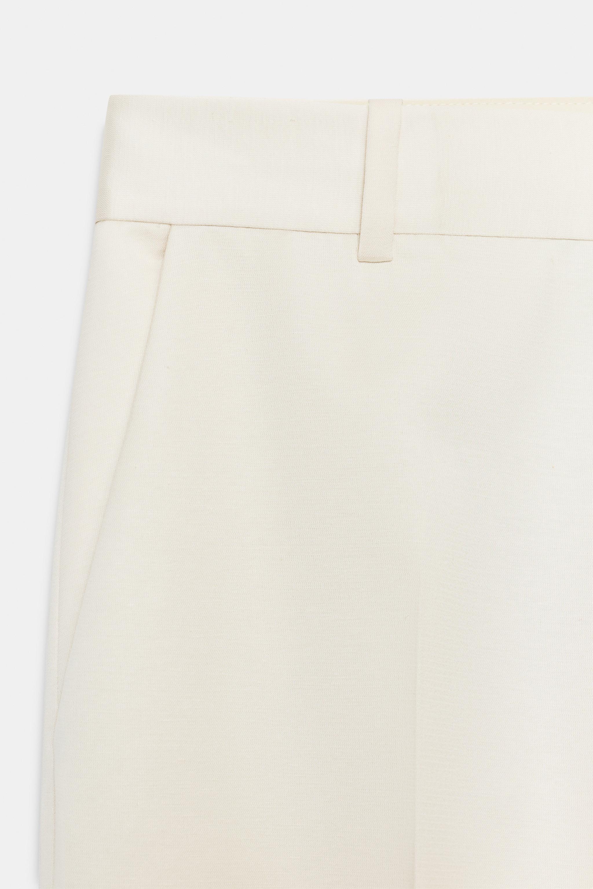 ZW COLLECTION SATIN STRAIGHT-LEG TROUSERS