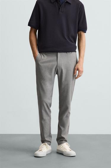 PANTALÓN SLIM FIT CONFORT - Gris de Zara
