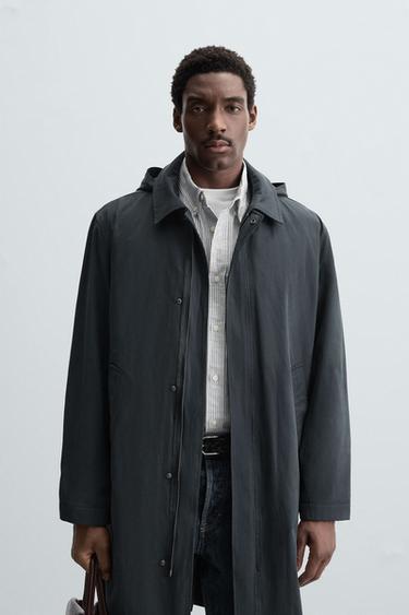 2-IN-1 WATER-REPELLENT PARKA - Petrol blue by Zara