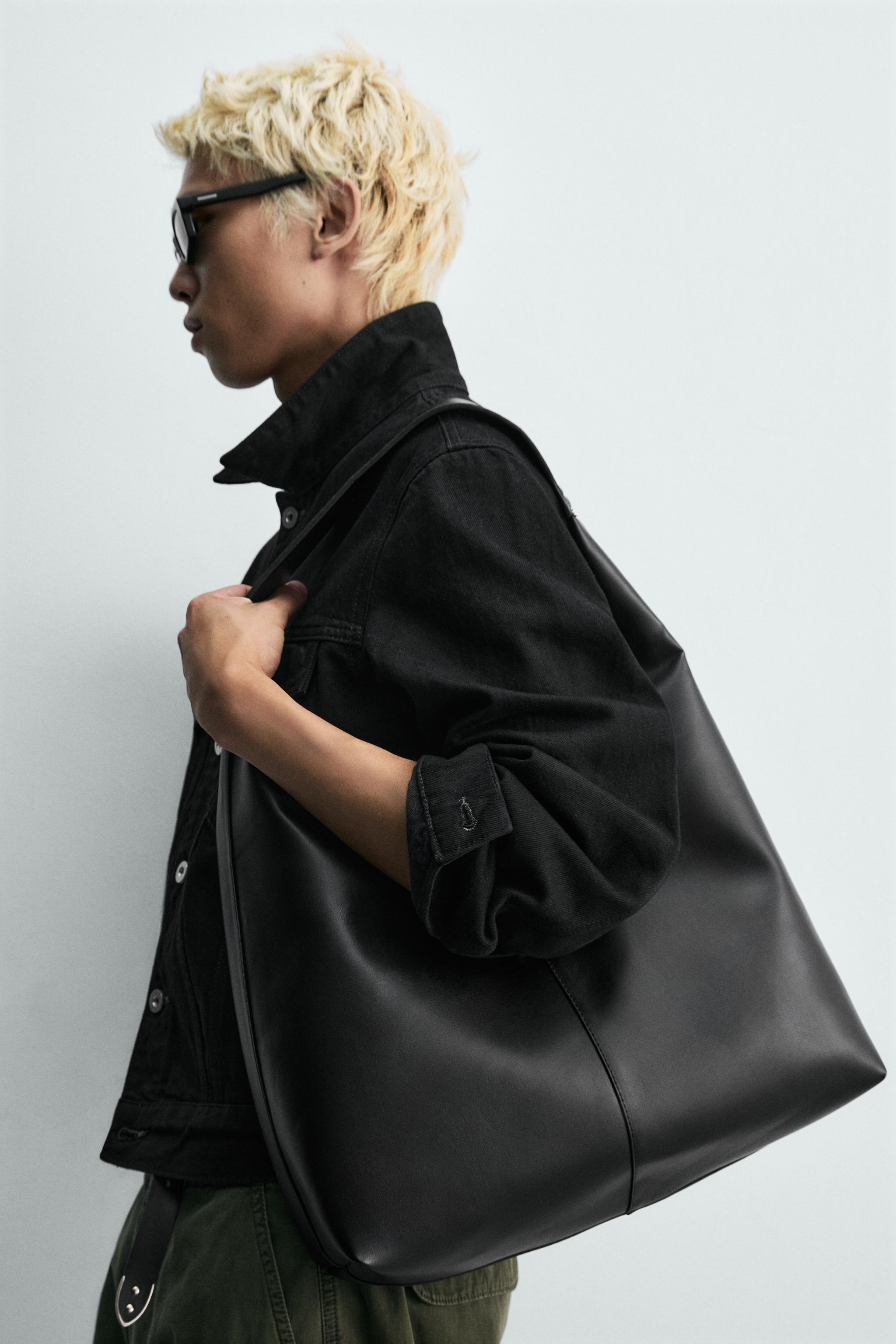 シンプル トートバッグ - ブラック | ZARA Japan / 日本