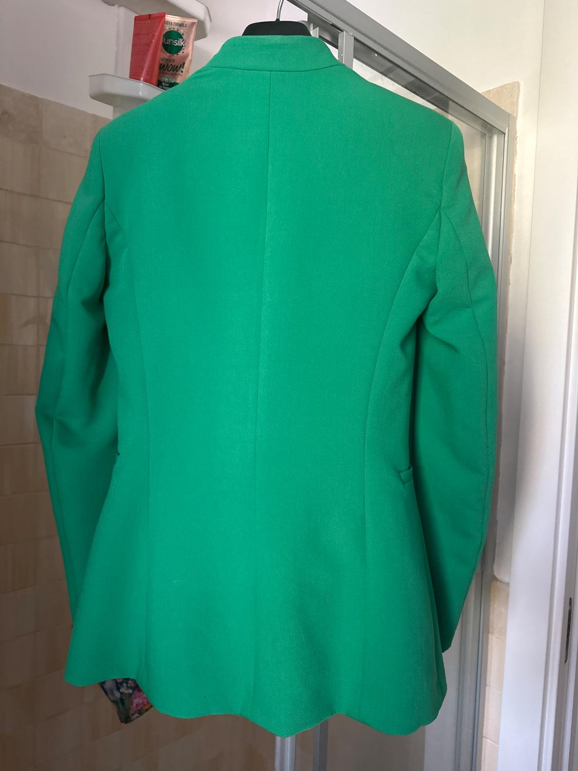 LONG BLAZER WITH INVERTED LAPEL COLLAR - Image 2