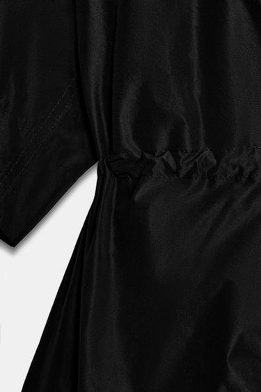 SHORT SLEEVE PUFFBALL PARKA - Black by Zara - Image 9