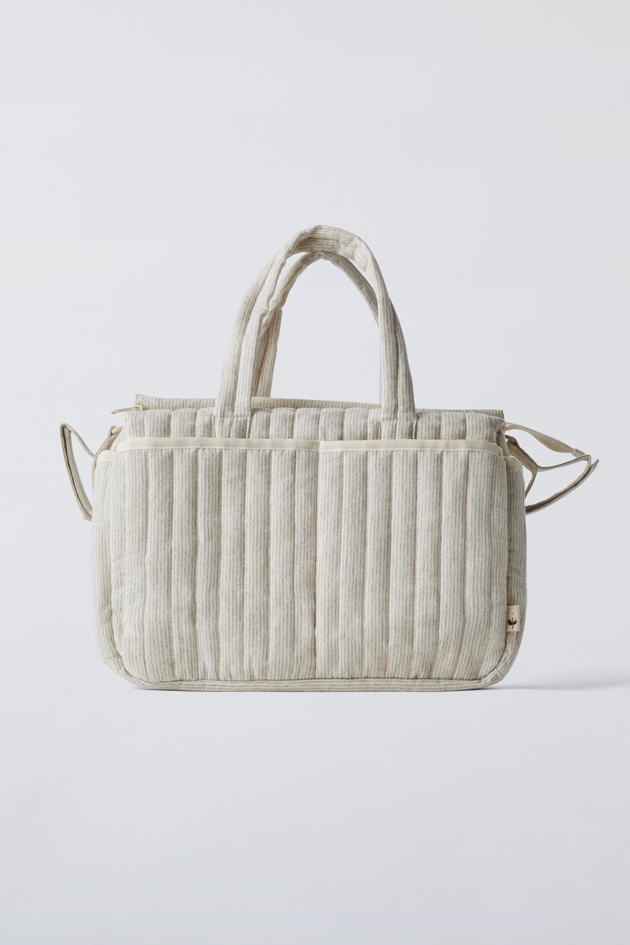 PACK OF STRIPED MATERNITY BAGS Ecru White ZARA United Kingdom