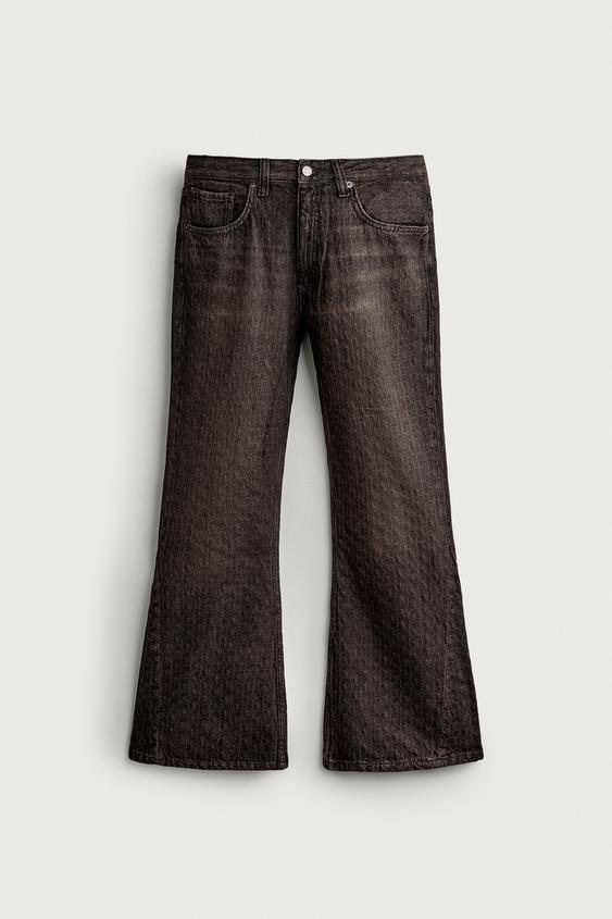 FLARE FIT JEANS - Charcoal by Zara - Image 0