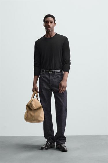 JERSEY LANA MERCERIZADA - Negro de Zara - Imagen 0